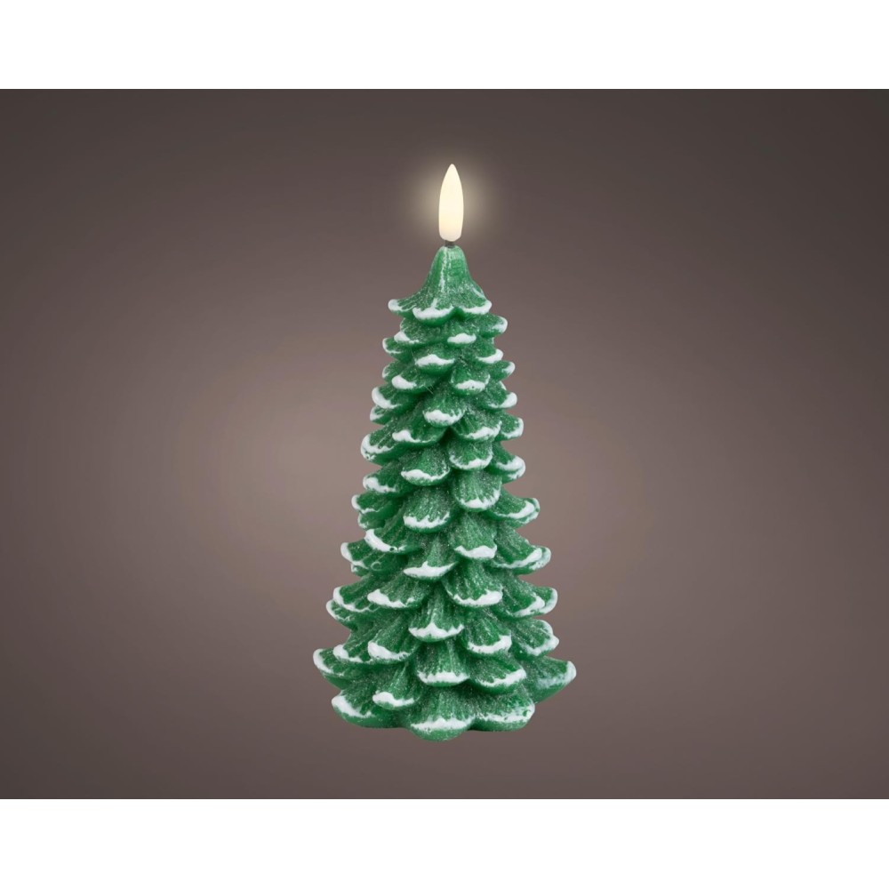 ALBERO LED VERDE CERA H.22.5